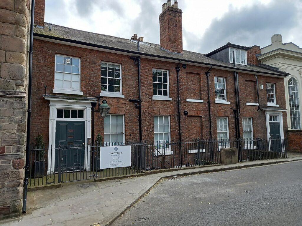 Image of part of the Town Walls Shrewsbury
