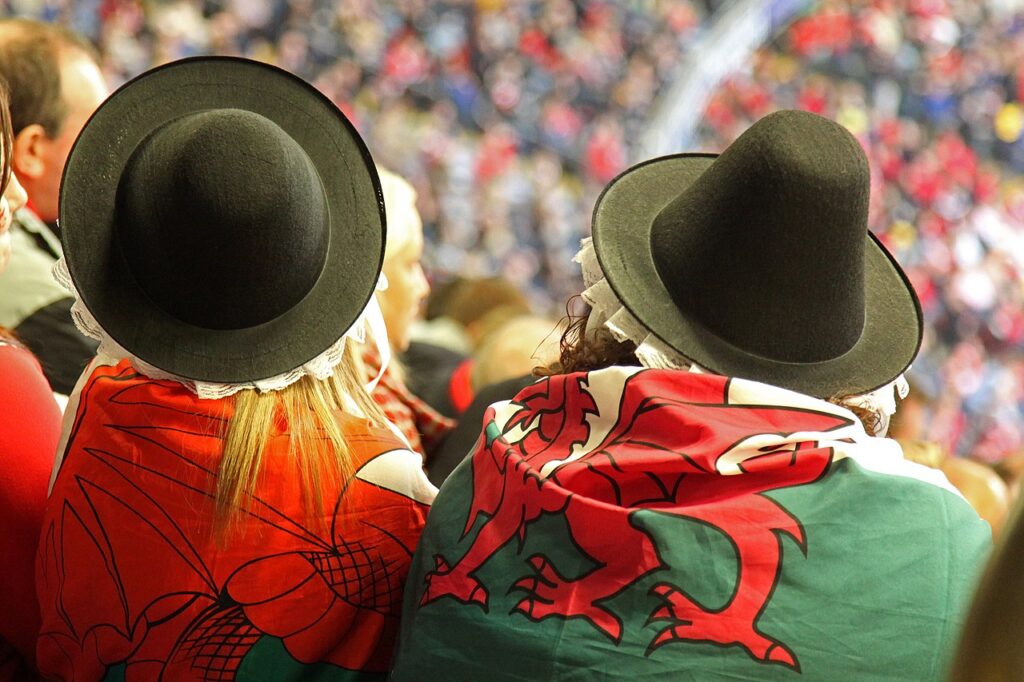 The back of two Welsh Ladies