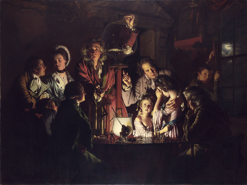 An Experiment on a Bird in the Air Pump Joseph Wright